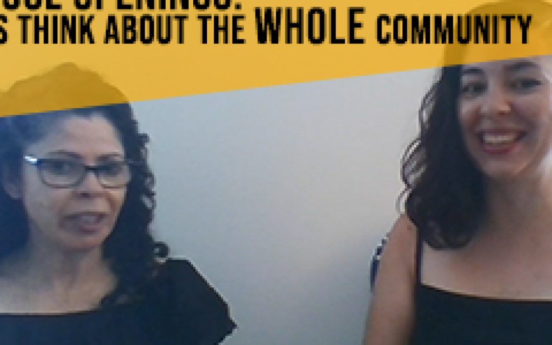 School Openings: Let’s think about the WHOLE community – Multigenerational Families