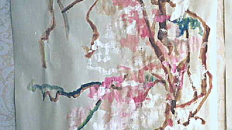 Painting of cherry blossoms